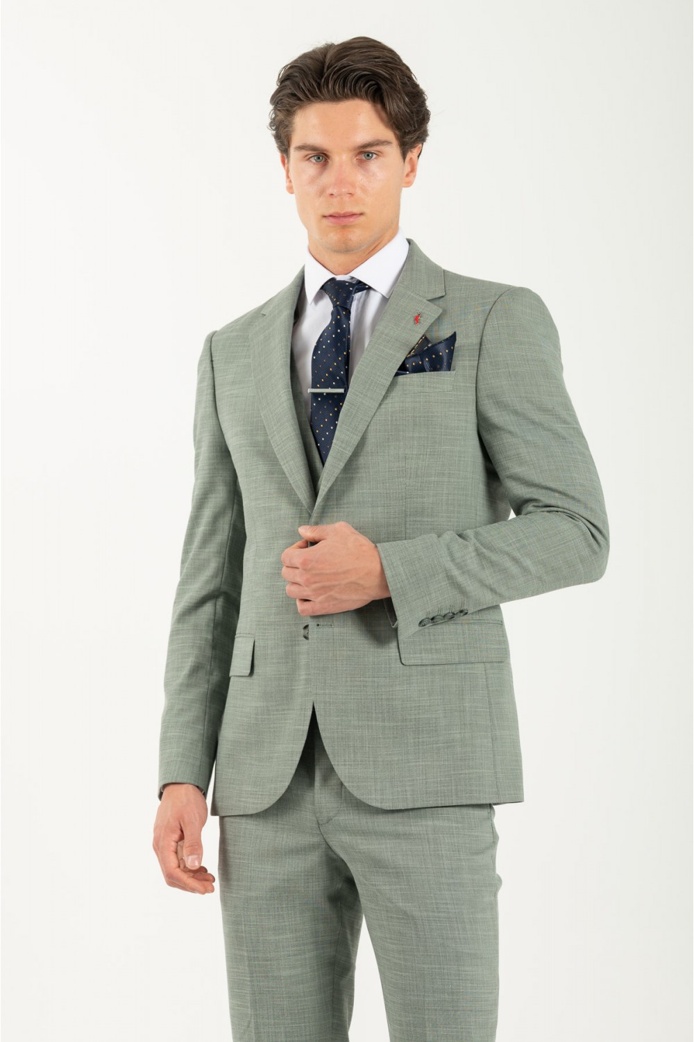 VITTORIO SUIT SLIM FIT ROMA GREEN 100-26-ROMA
