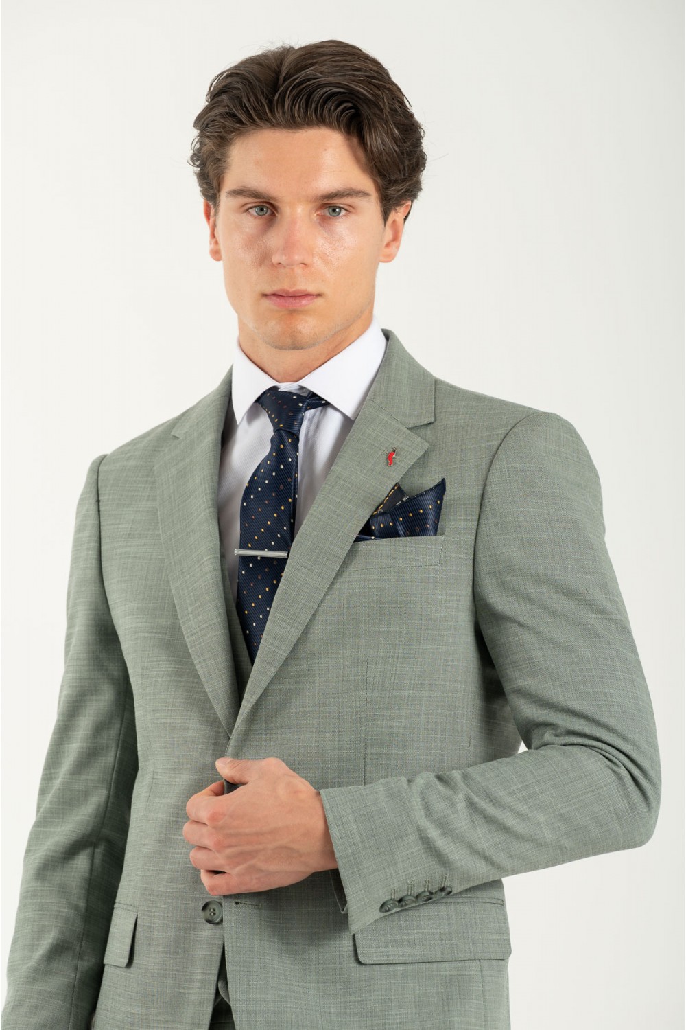 VITTORIO SUIT SLIM FIT ROMA GREEN 100-26-ROMA