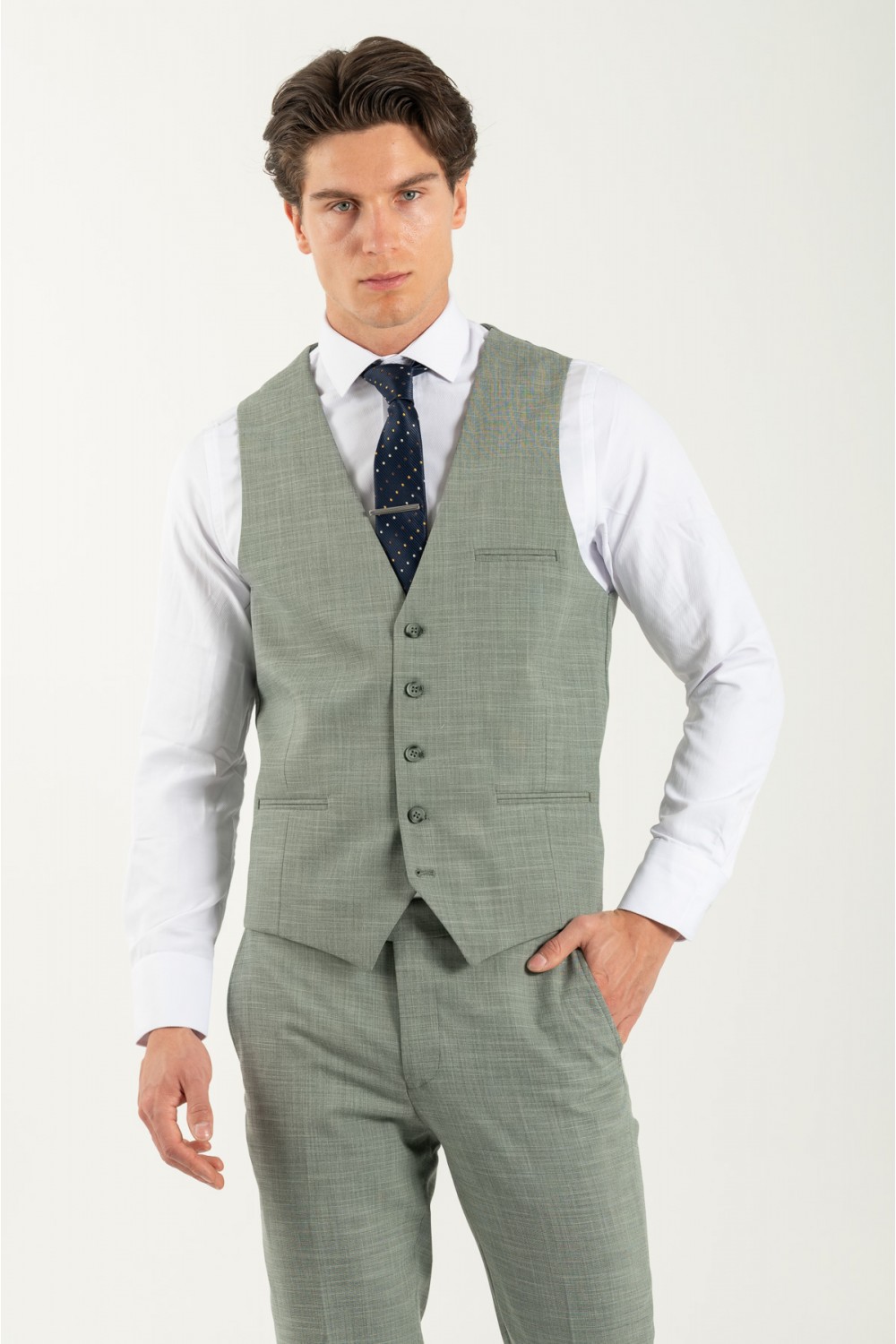 VITTORIO SUIT SLIM FIT ROMA GREEN 100-26-ROMA