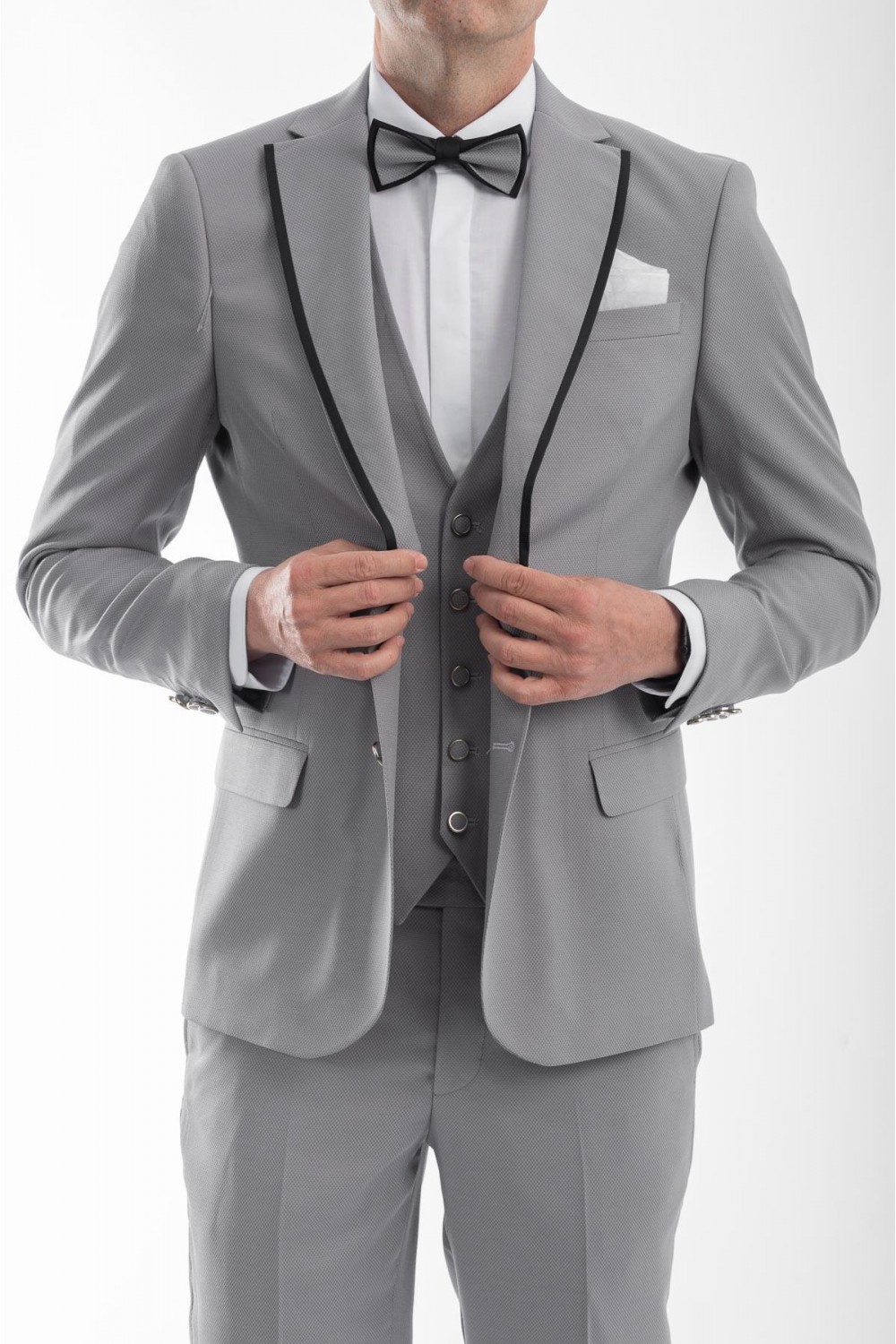 VITTORIO WEDDING SUIT SLIM FIT VENEZZIA GREY 100-24-VENEZZIA