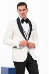 VITTORIO WEDDING SUIT SMOKIN ZAKAR OFF WHITE 100-24-SMOKIN
