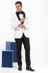 VITTORIO WEDDING SUIT SMOKIN ZAKAR OFF WHITE 100-24-SMOKIN