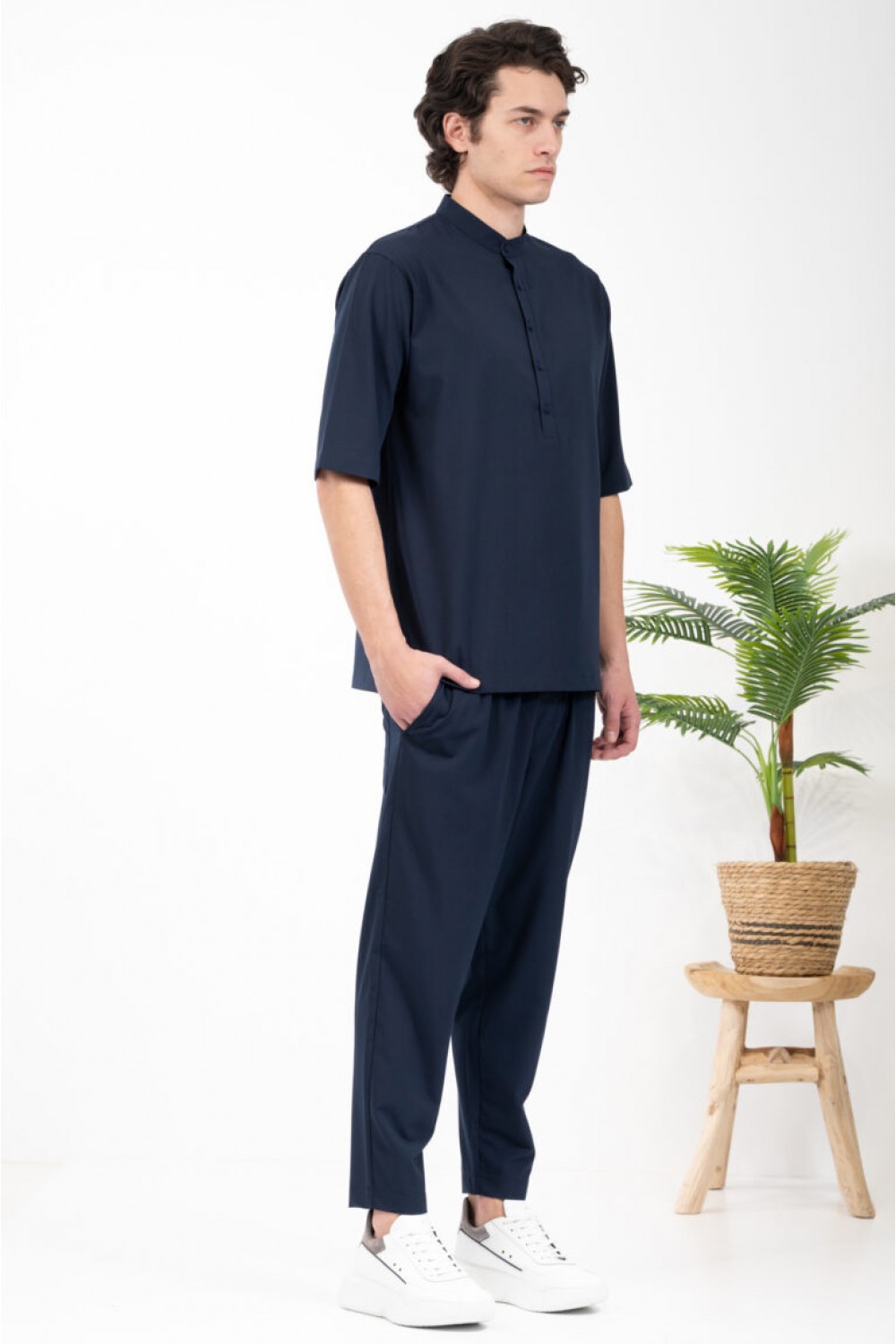 VITTORIO SET SHIRT & PANTS BLUE 300-26-MARE