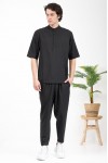 VITTORIO SET SHIRT & PANTS BLACK 300-26-MARE