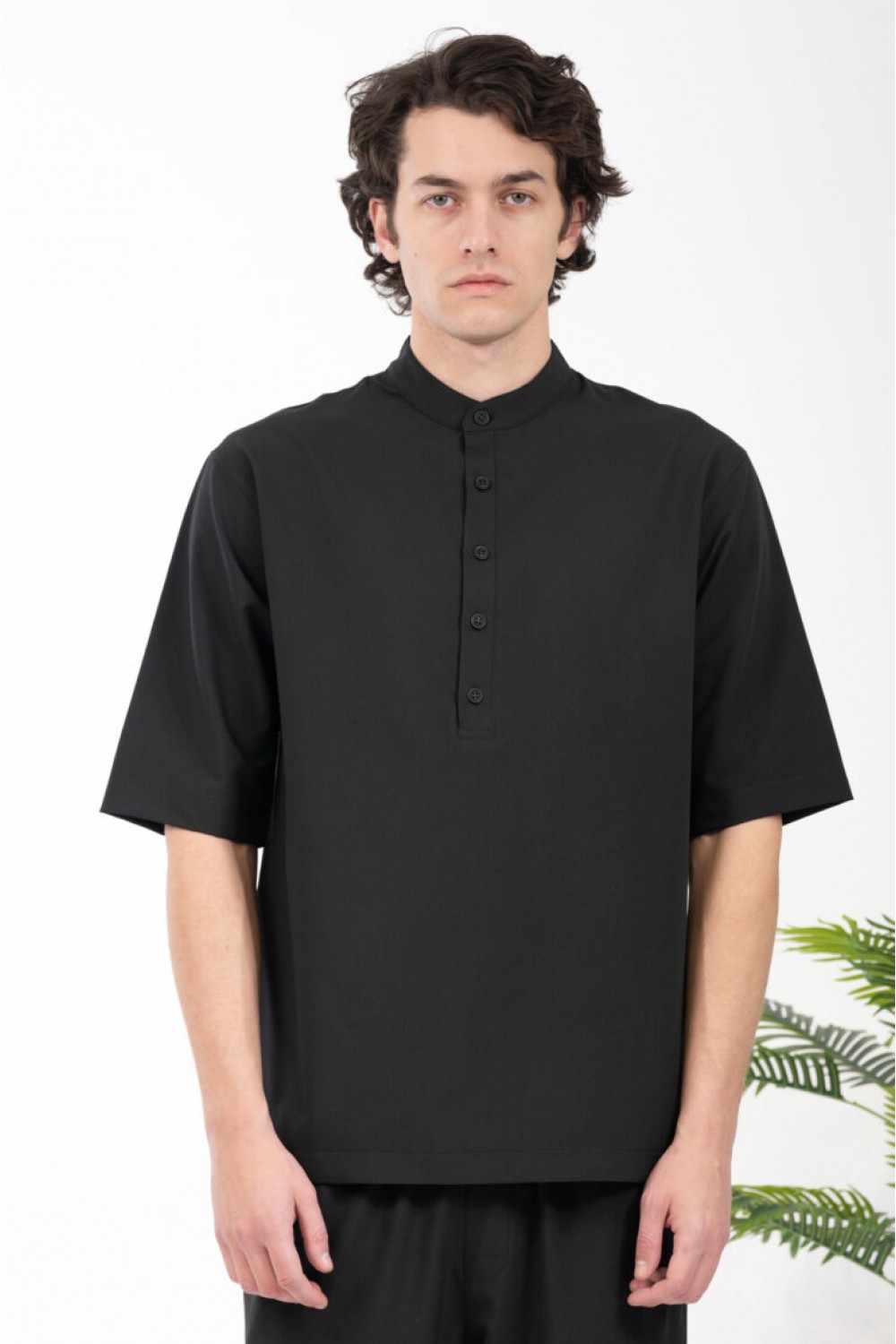 VITTORIO SET SHIRT & PANTS BLACK 300-26-MARE