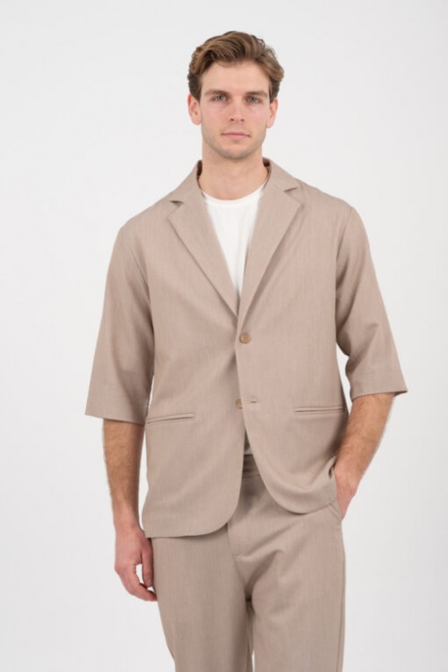 VITTORIO SET OVERSHIRT & PANTS BEIGE 300-26-ANGELO