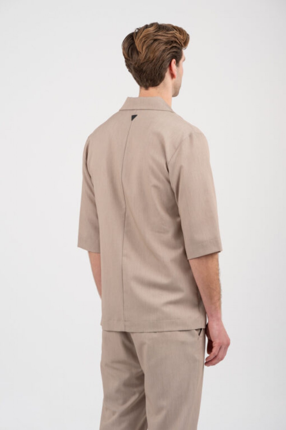 VITTORIO SET OVERSHIRT & PANTS BEIGE 300-26-ANGELO