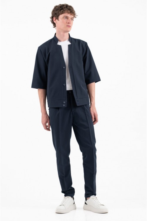 VITTORIO SET SHIRT & PANTS BLUE 300-26-BENITO