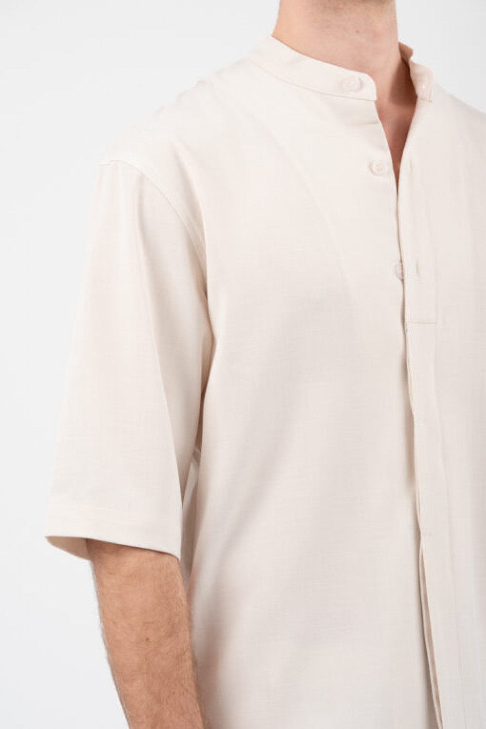 VITTORIO SET SHIRT & PANTS STONE 300-26-MORRONE