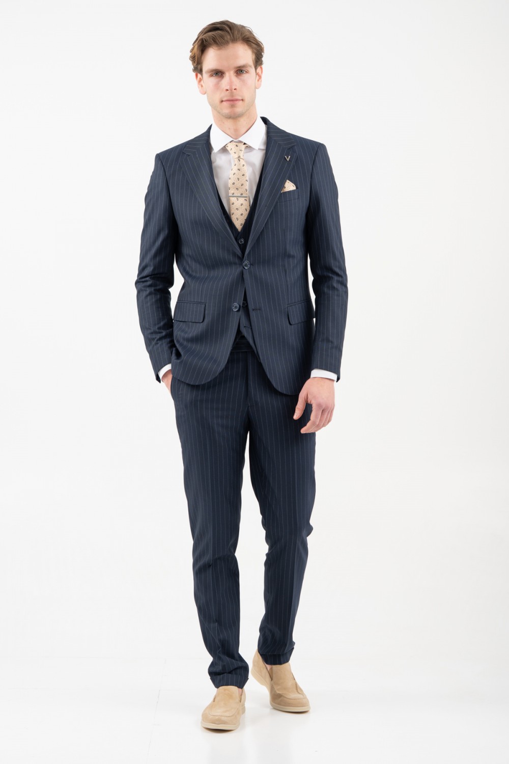 VITTORIO SUIT SLIM FIT BALZANO BLUE 100-26-BALZANO