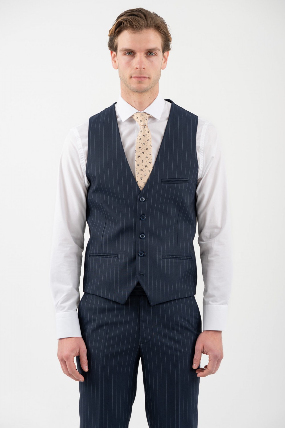 VITTORIO SUIT SLIM FIT BALZANO BLUE 100-26-BALZANO