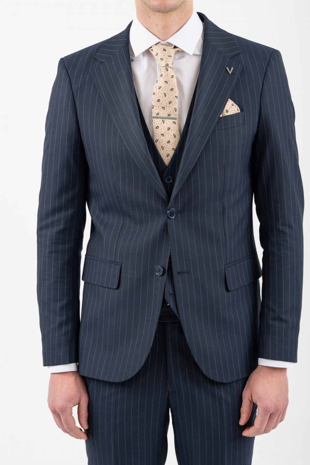 VITTORIO SUIT SLIM FIT BALZANO BLUE 100-26-BALZANO
