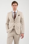 VITTORIO SUIT SLIM FIT BALZANO BEIGE 100-26-BALZANO
