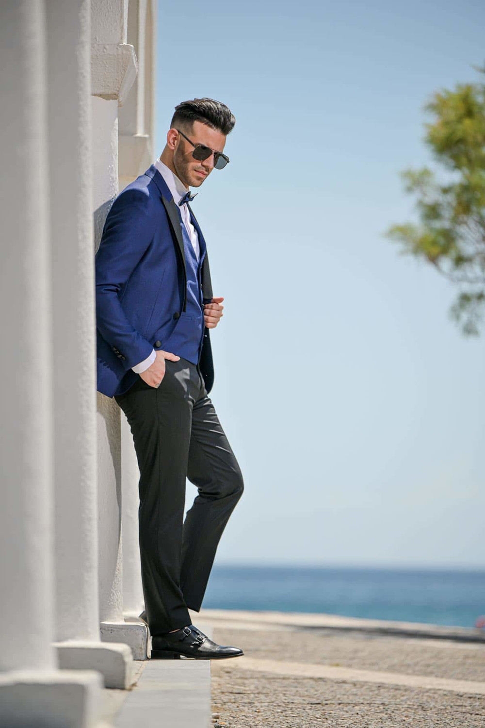 VITTORIO WEDDING SUIT BLUE 100-22-SMOKIN