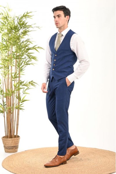 VITTORIO PANT BLUE 500-23-VERDE