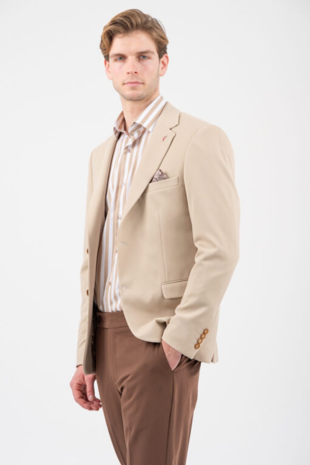 VITTORIO BLAZER SLIM FIT SUNSET BEIGE 900-26-SUNSET