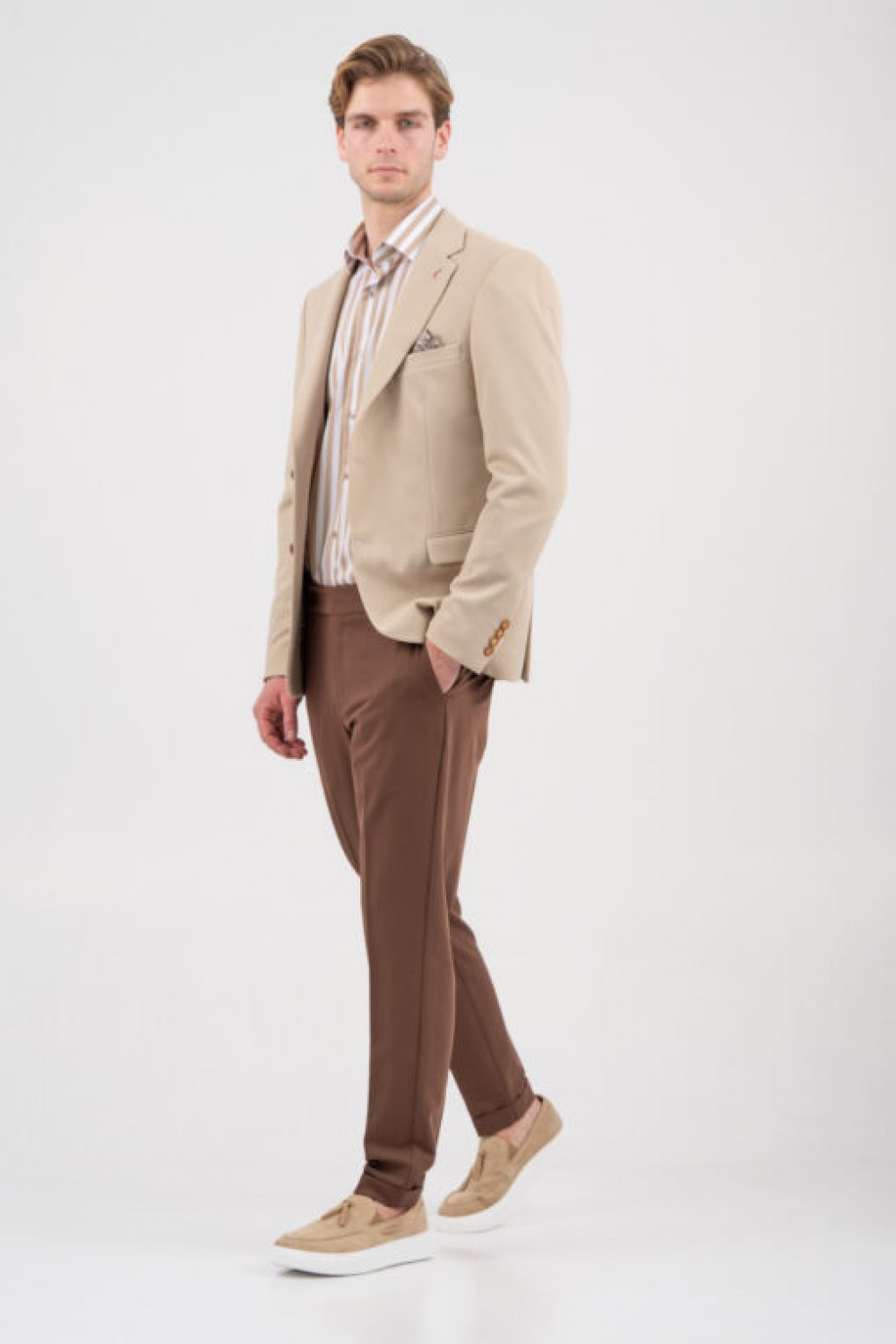 VITTORIO BLAZER SLIM FIT SUNSET BEIGE 900-26-SUNSET