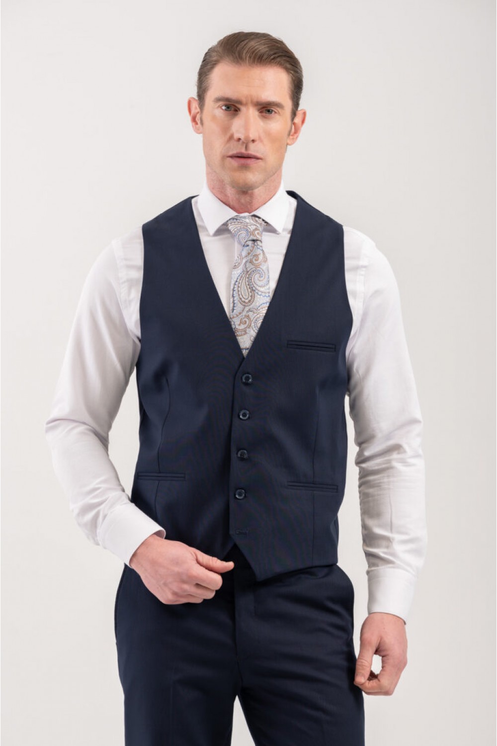 VITTORIO SUIT SLIM FIT ROSSI NAVY BLUE 100-25-ROSSI