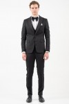 VITTORIO WEDDING SUIT GARDONE BLACK 100-26-GARDONE