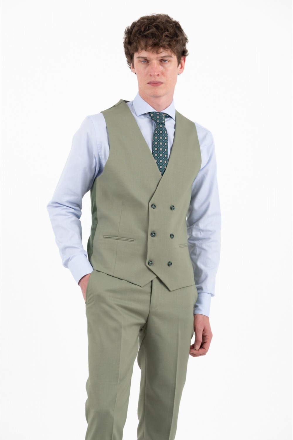 VITTORIO SUIT SLIM FIT RIBERIO GREEN 100-26-RIBERIO