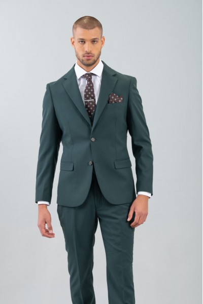 VITTORIO SUIT SLIM FIT ROSSI DARK GREEN 100-25-ROSSI