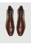 BOSS SHOES MENS COGNAC POINT DRESS SHOES B7513