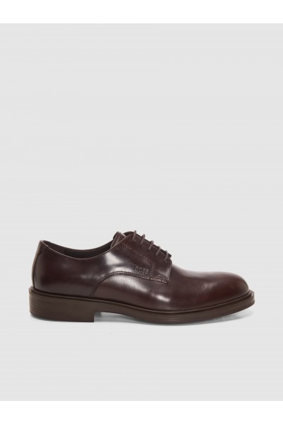 BOSS SHOES LEATHER FORMAL BROWN DAKAR E8042