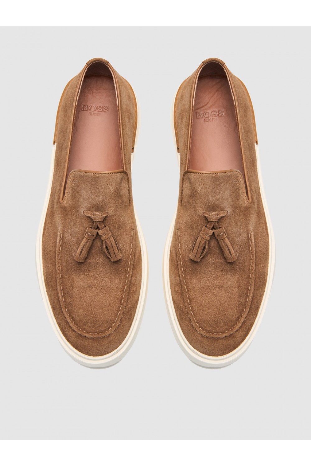 BOSS SHOES MENS LOAFERS IN SIGARO SUEDE D7865SUE