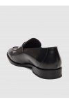 BOSS SHOES MENS MOCCASINS SHOES IN BLACK FLORENTIC D7694