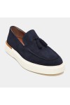 BOSS SHOES MENS LOAFERS NAVY SUEDE D7865SUE