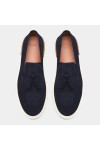 BOSS SHOES MENS LOAFERS NAVY SUEDE D7865SUE