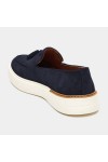 BOSS SHOES MENS LOAFERS NAVY SUEDE D7865SUE