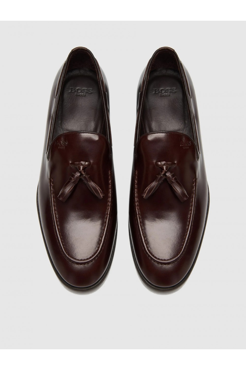 BOSS SHOES MENS LOAFERS BROWN DAKAR D7692