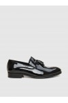 BOSS SHOES MENS LOAFERS BLACK LOUSTRINI D5429