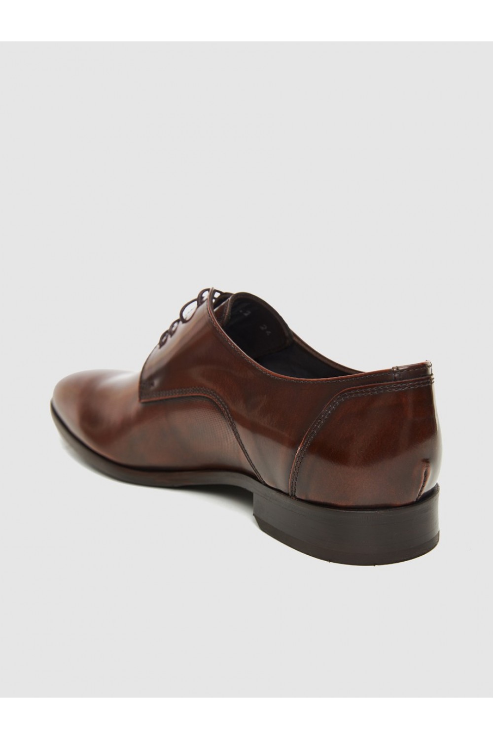 BOSS SHOES MENS COGNAC POINT DRESS SHOES B7513