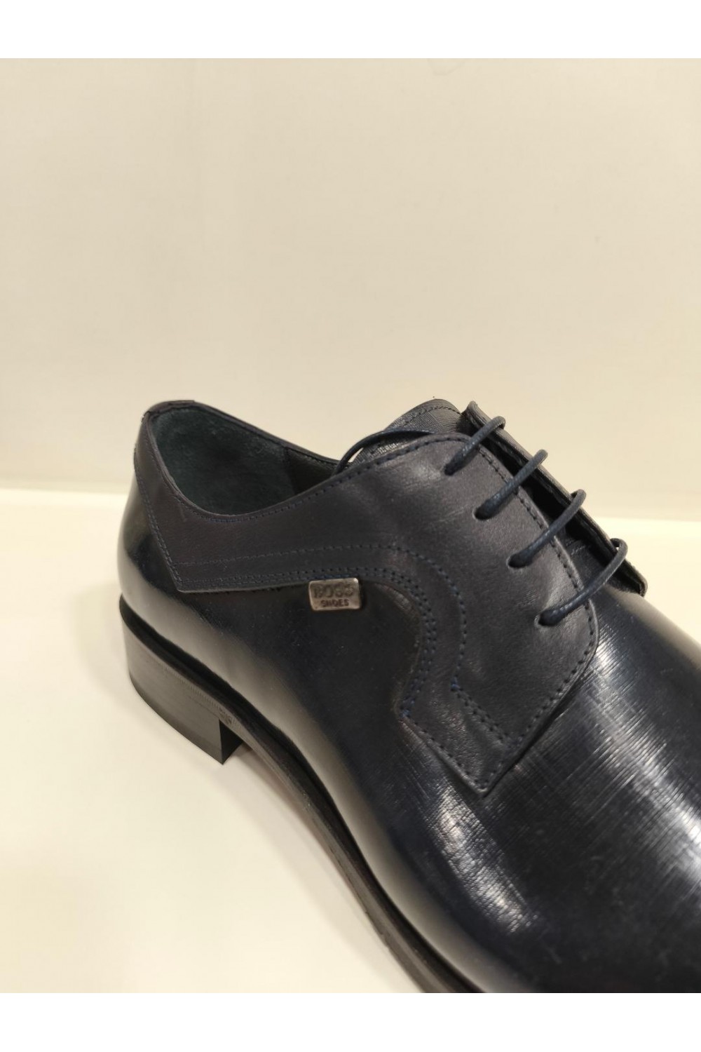 BOSS SHOES MENS BLUE GLAMOUR DRESS SHOES J5627