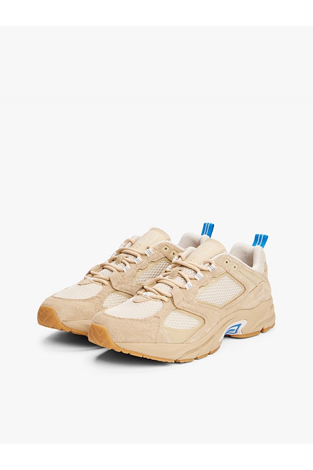 TOMMY HILFIGER SNEAKERS SUEDE MIX ARCHIVE GENTLE GOLD EM0EM01593-AB9