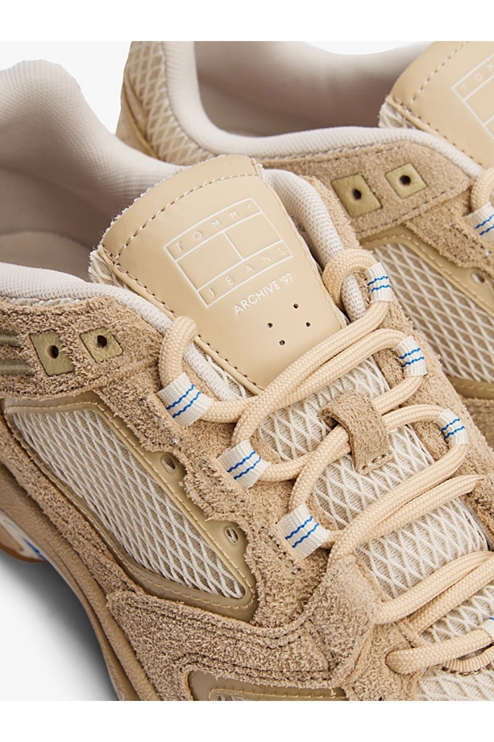 TOMMY HILFIGER SNEAKERS SUEDE MIX ARCHIVE GENTLE GOLD EM0EM01593-AB9