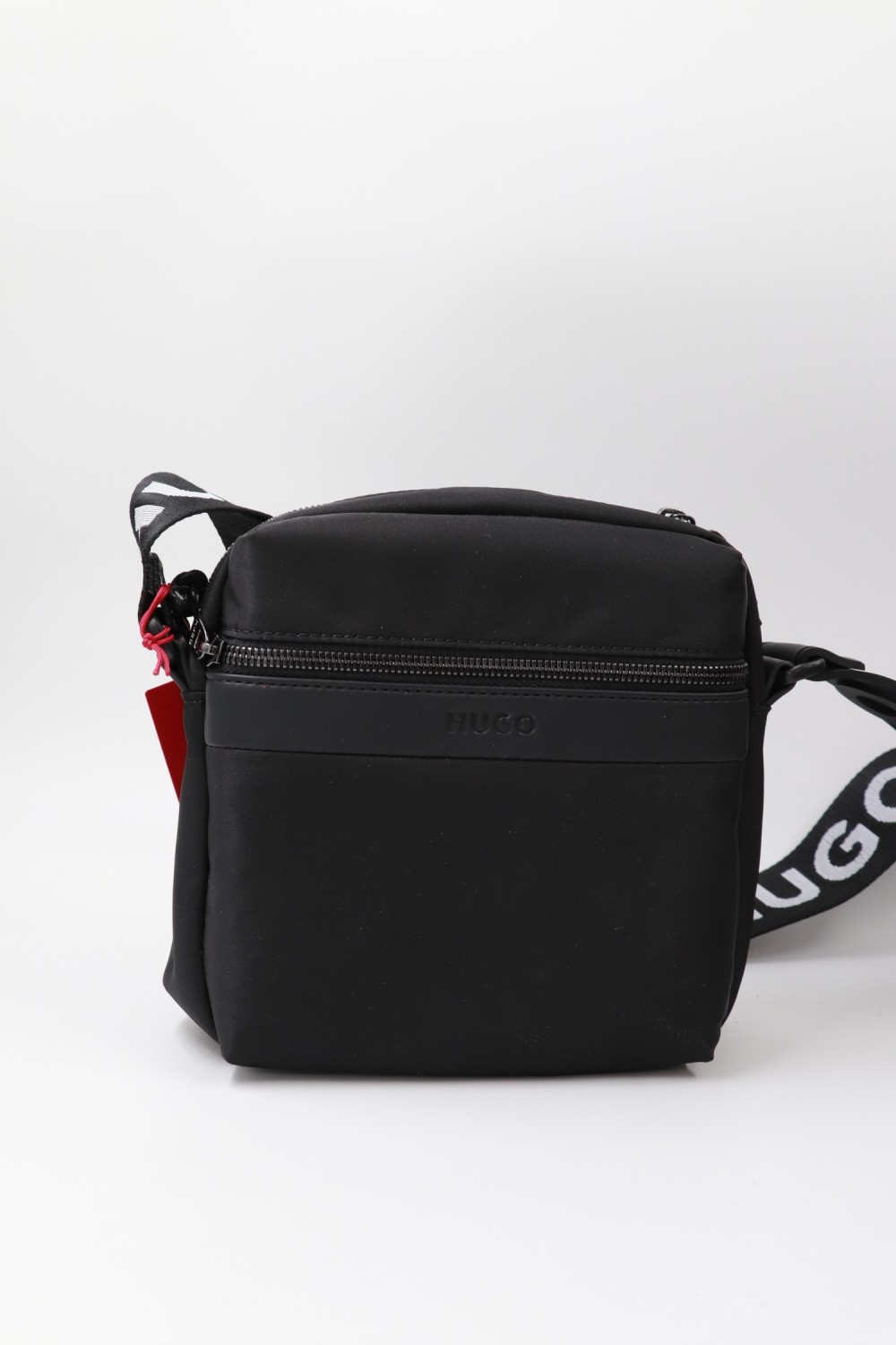HUGO CROSSBODY WAYNER BAG WITH RUBBERISED LOGO PATCH 50503817-001