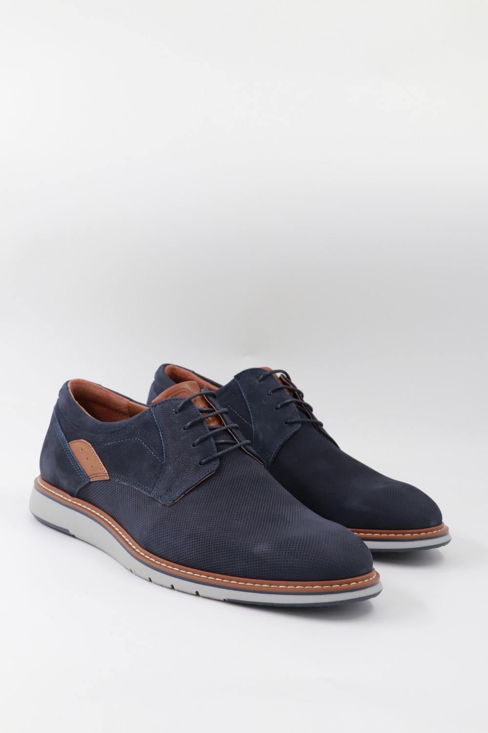 DAMIANI MEN SUEDE SHOES BLUE 2602