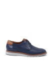 DAMIANI MEN LEATHER SHOES BLUE 2600