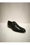 DAMIANI MEN LEATHER SHOES BLACK 2301