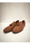 DAMIANI LEATHER SUEDE LOAFERS TABA 591
