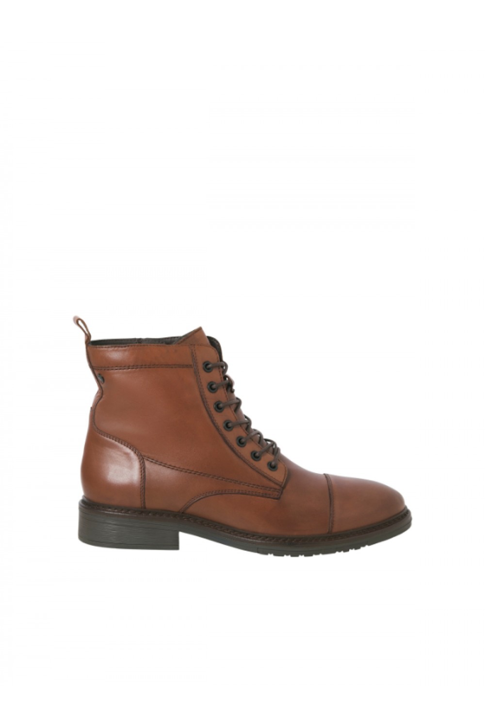 JACK&JONES JFWWENTWORTH LEATHER BOOT LN COGNAC 12280227