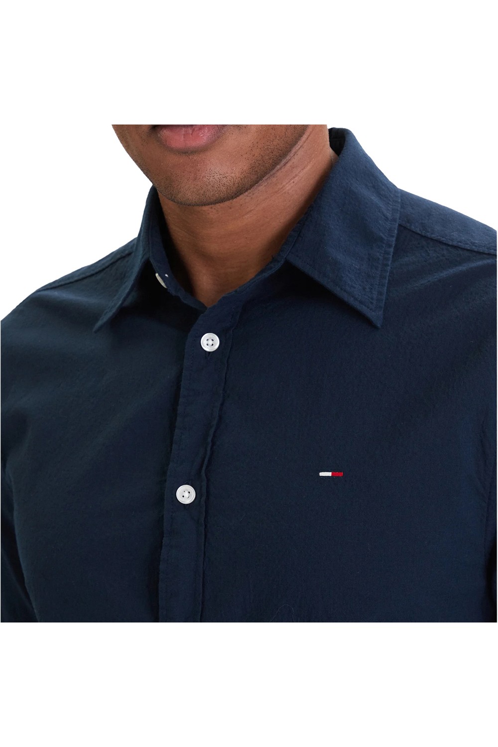 TOMMY HILFIGER SHIRT TJM REG SEERSUCKER DARK NIGHT NAVY DM0DM22786-C1G
