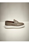 MEN LEATHER LOAFER PURO-WHITE SOLE 4442