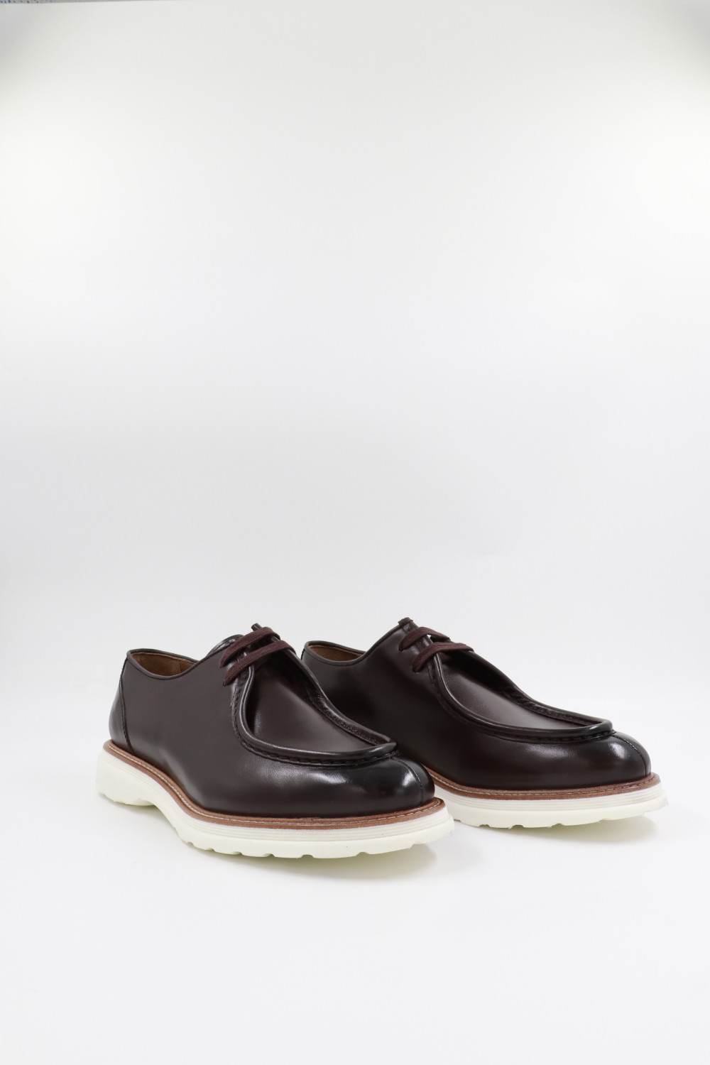 MEN LEATHER SHOES BROWN 40-45