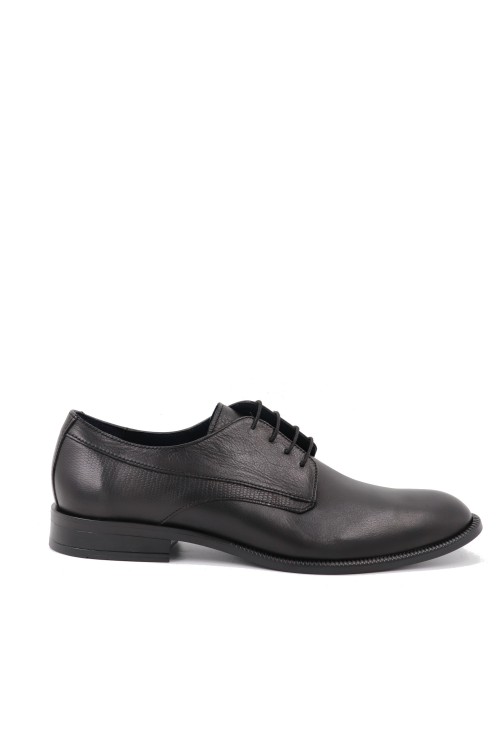 NICE STEP LEATHER SHOES BLACK NS160