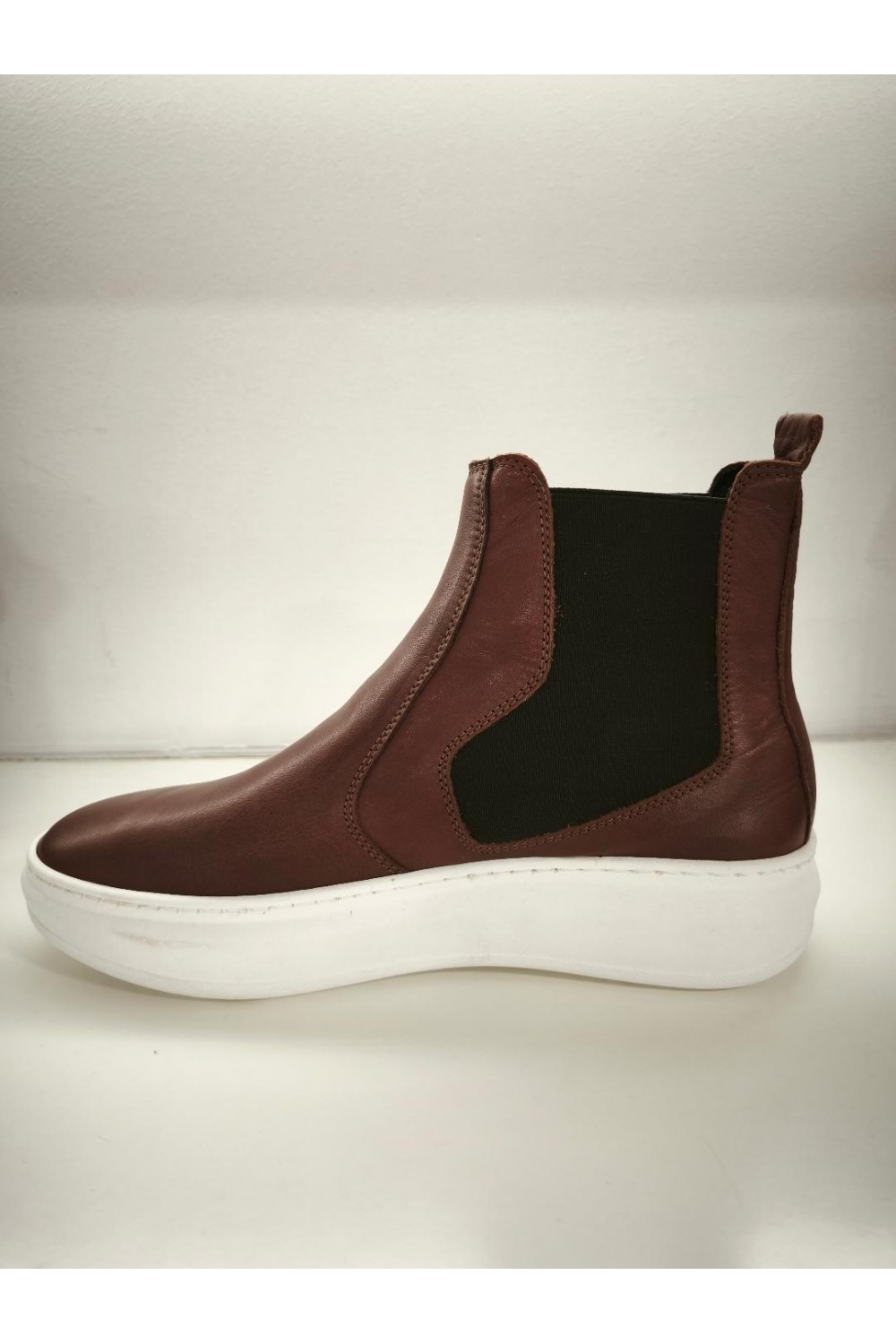 NICE STEP CHELSEA BOOTS BROWN NS202