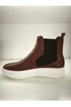 NICE STEP CHELSEA BOOTS BROWN NS202